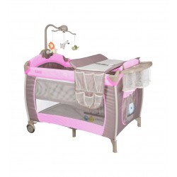 Kanz Hamburg 70x110cm Dönenceli Oyun Parkı Seyahat Yatağı - Pembe Kanz Hamburg 70x110cm Dönenceli Oyun Parkı Seyahat Yatağı - Pembe