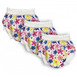 Sema Baby 3lü Desenli Lüks Alıştırma Külodu  No.1 10-15 kg - Flowers Sema Baby 3lü Desenli Lüks Alıştırma Külodu  No.1 10-15 kg - Flowers