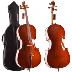 Çello (Viyolonsel) Dominguez 4/4 Gül Aksamlı Parlak DCR44CRP1 Çello (Viyolonsel) Dominguez 4/4 Gül Aksamlı Parlak DCR44CRP1