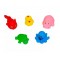 Sozzy Toys Neşeli Banyo Oyuncakları Sevimli Hayvanlar 5li