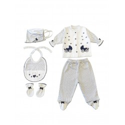 Sema Baby 5li Set - Mavi Sema Baby 5li Set - Mavi