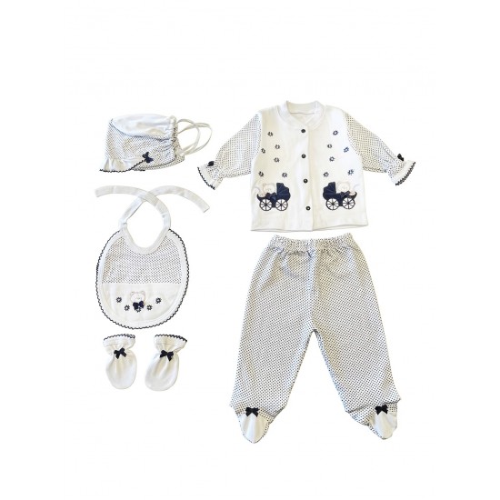 Sema Baby 5li Set - Mavi