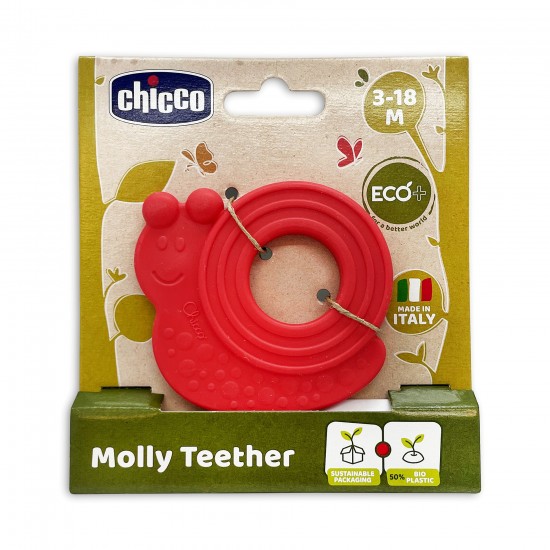 Chicco Molly Diş Kaşıyıcı 3-18 Ay - Kırmızı