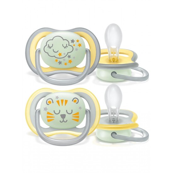 Philips Avent Ultra Air Nighttime Karanlıkta Parlar Gece Emziği +18 Ay