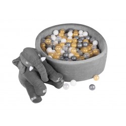 Comfymax Oyun Alanı ve Top Havuzu 200 Top Gold/Gri/Beyaz/Şeffaf Comfymax Oyun Alanı ve Top Havuzu 200 Top Gold/Gri/Beyaz/Şeffaf