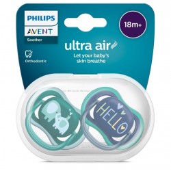 Philips Avent Ultra Air Emzik +18 Ay 2li Erkek SCF349/18 Philips Avent Ultra Air Emzik +18 Ay 2li Erkek SCF349/18