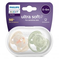 Philips Avent Ultra Soft Yumuşak 2li Emzik 0-6 Ay - SCF091/07 Philips Avent Ultra Soft Yumuşak 2li Emzik 0-6 Ay - SCF091/07