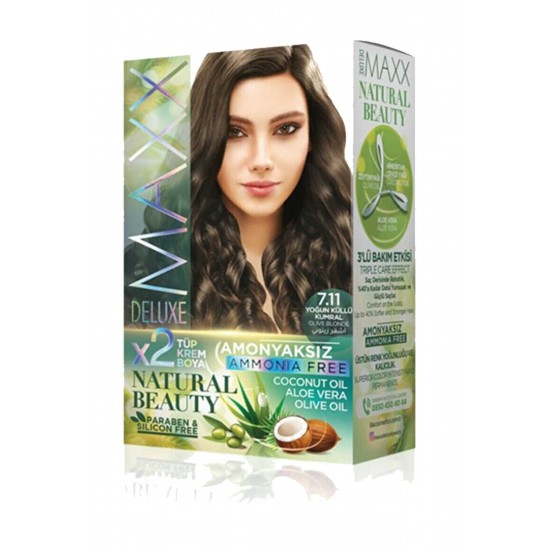 Natural Beauty Amonyaksız Saç Boyası 7.11 Yoğun Küllü Kumral