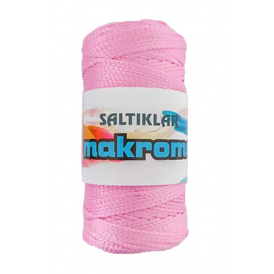 Polyester Makrome İpi 1545 Pembe 100 gr