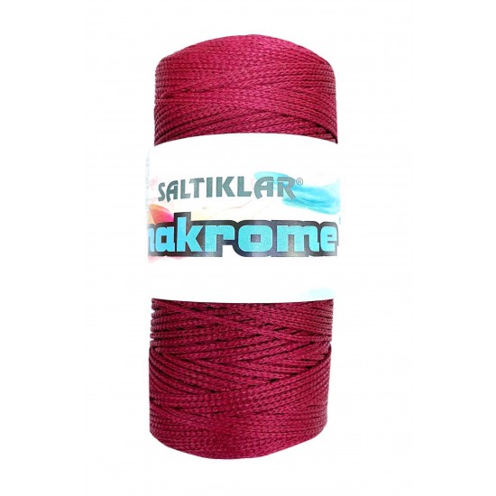 Polyester Makrome İpi 1560 Bordo 100 gr