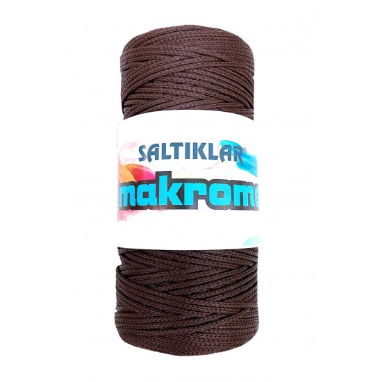 Polyester Makrome İpi 2070 Kahve 100 gr