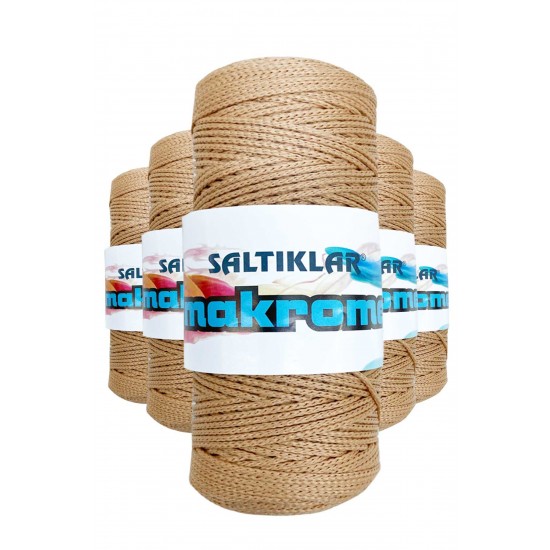 5 Adet Polyester Makrome İpi 32 Nohut 100 gr