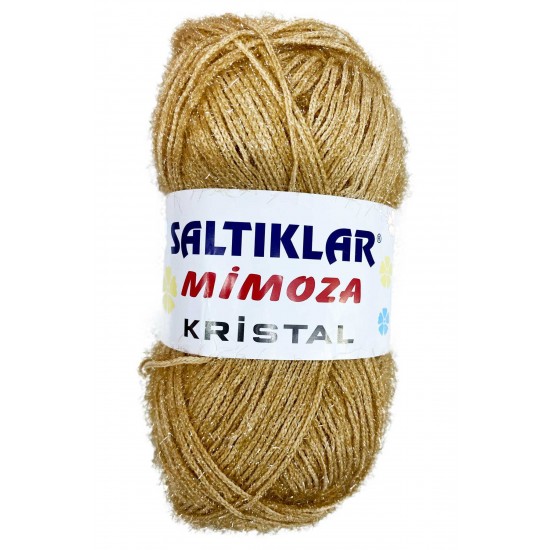 Mimoza Kristal Işıltılı Şal Patik Yelek İpi 100