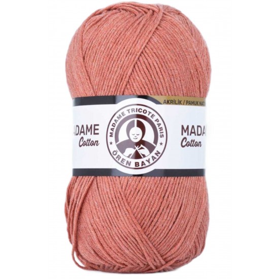 Madame Cotton El Örgü İpi Yünü 100 gr 037 Kiremit