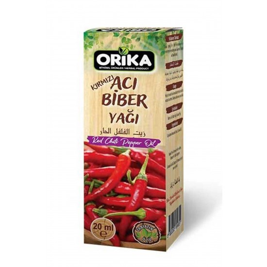 Kırmızı Acı Biber Yağı 20 Ml.