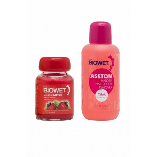 2 li set Süngerli Aseton 75 ml ve  Extra Etkili Aseton 125 ml