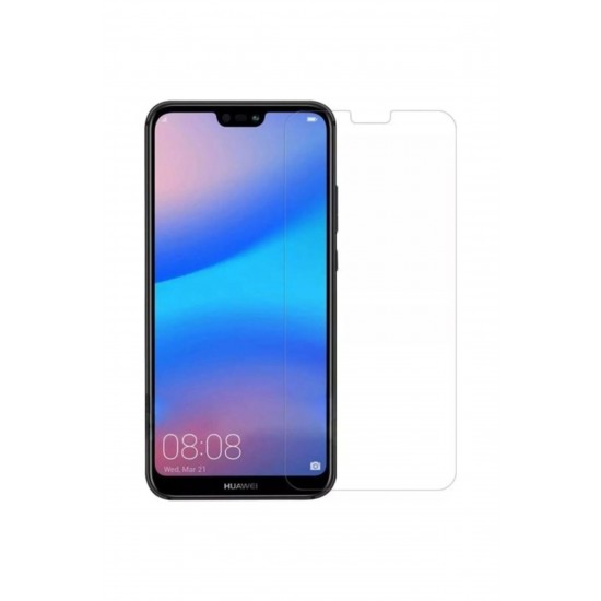 Huawei P20 Lite Uyumlu Premium Ekran Koruyucu 9h Sert Temperli Kırılmaz Cam Koruma Şeffaf