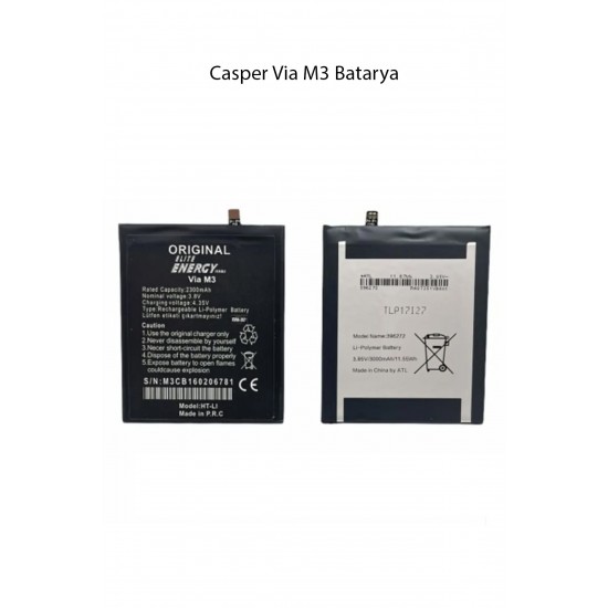 Casper Via M3 Model Telefonla Uyumlu Batarya Pil 2300 Mah