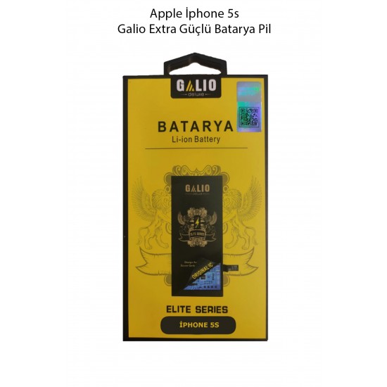 Apple İphone 5S Galio Extra Güçlü Batarya Pil