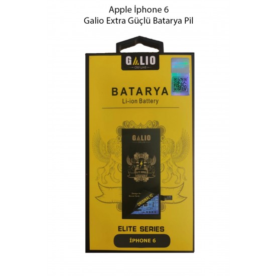 Apple İphone 6 Galio Extra Güçlü Batarya Pil