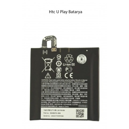 Htc U Play Uyumlu Batarya Pil