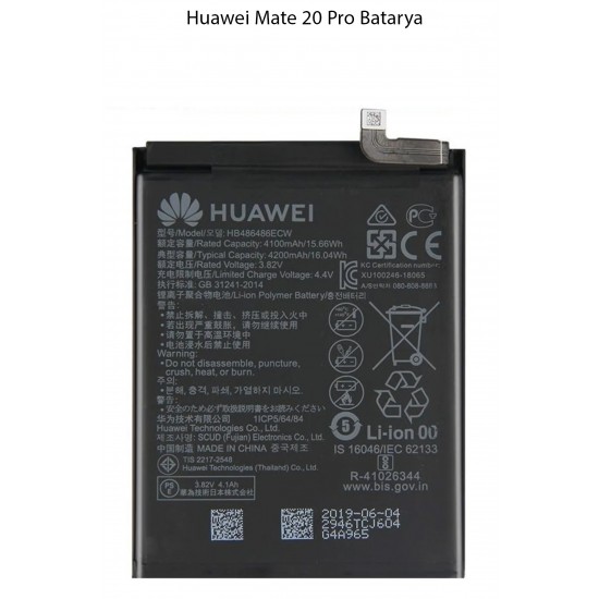 Huawei Mate 20 Pro Batarya Pil