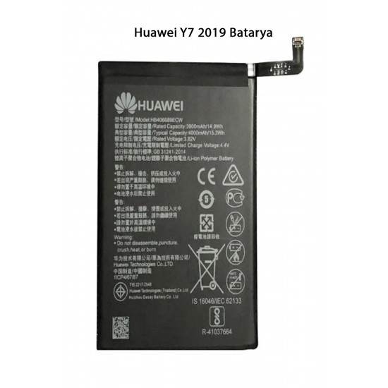 Huawei Y7 2019 Batarya Pil