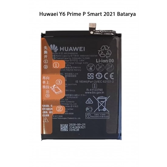 Huwaei Y6 Prime P Smart 2021 Batarya Pil