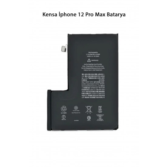 Kensa İphone 12 Pro Max Batarya Pil