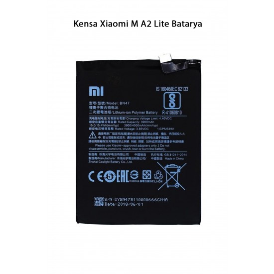 Kensa Xiaomi M A2 Lite Batarya Pil