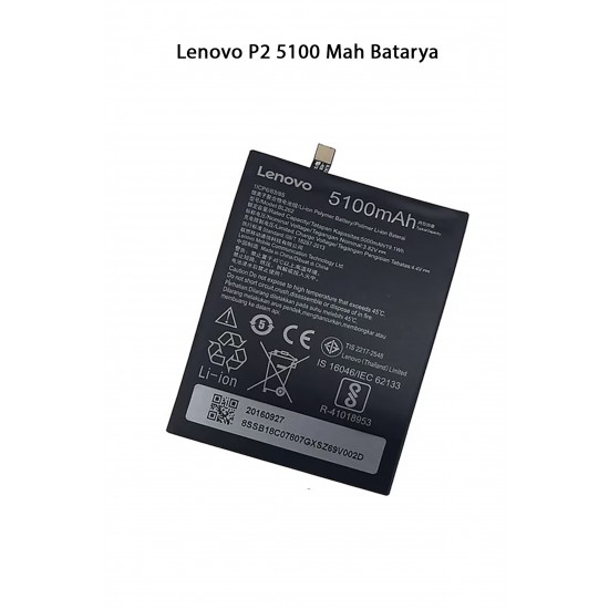 Lenovo P2 5100 Mah Batarya Pil