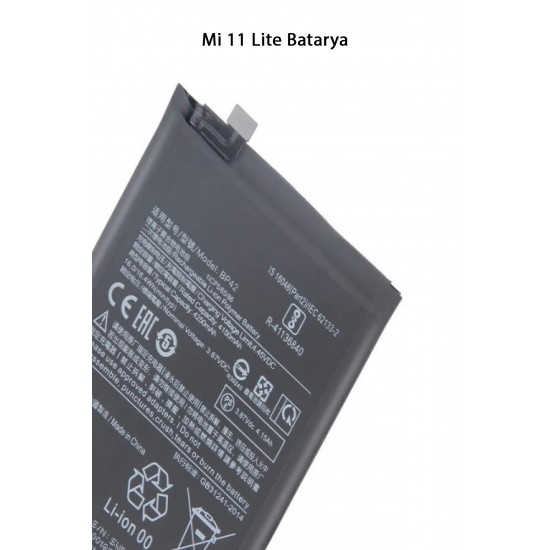 Mi 11 Lite Telefonlarla Uyumlu Batarya Pi 4250 mAh