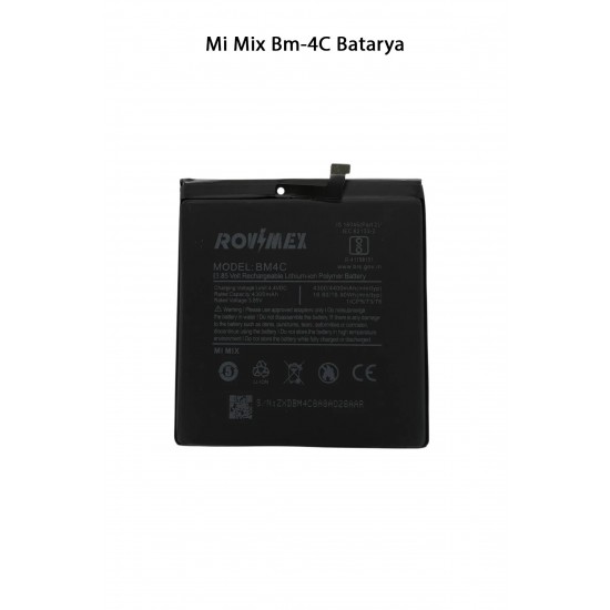 Mi Mix Bm-4C Telefonlarla Uyumlu Batarya 4400 mAh