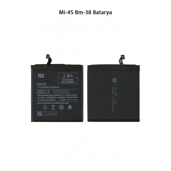 Mi 4S Bm-38 Telefonlarla Uyumlu Batarya 3210 mAh