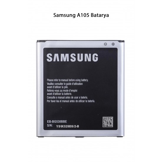 Samsung A105 Telefonlarla Uyumlu Batarya 3400 mAh