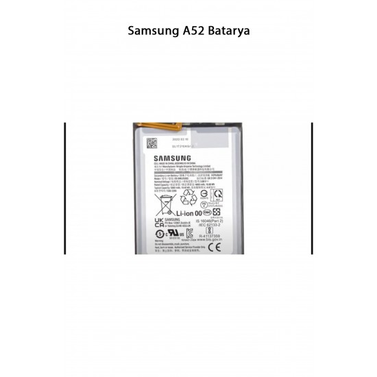 Samsung A52 Telefonlarla Uyumlu Batarya 4500 mAh