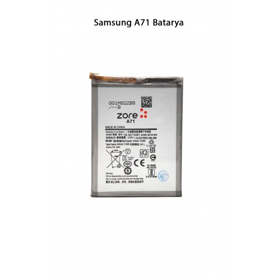 Samsung A71 Telefonlarla Uyumlu Batarya 4500 mAh