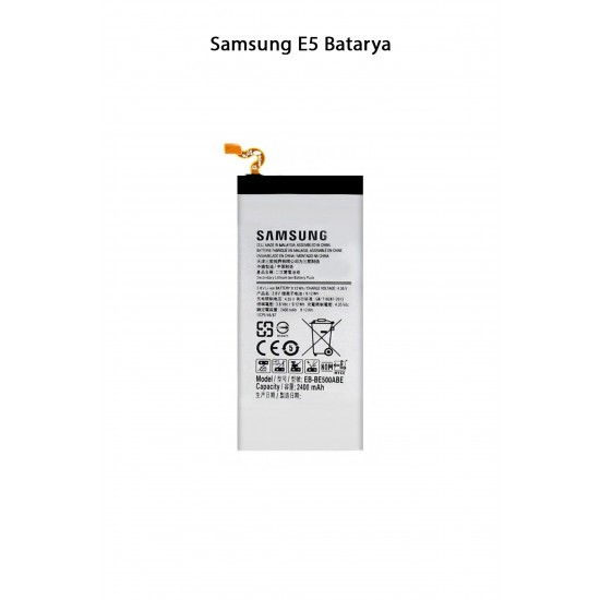 Samsung E5 Telefonlarla Uyumlu Batarya 2400 mAh