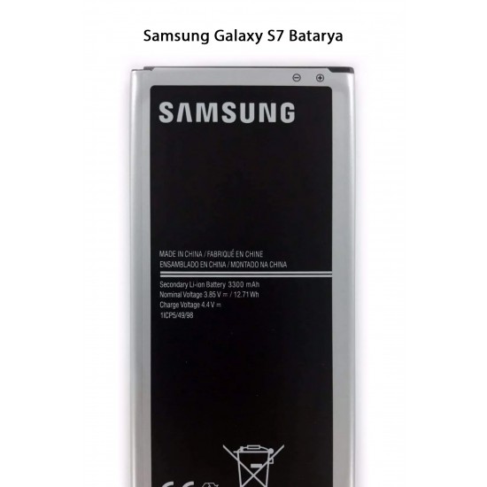 Samsung Galaxy S7 Telefonlarla Uyumlu Batarya 3300 mAh