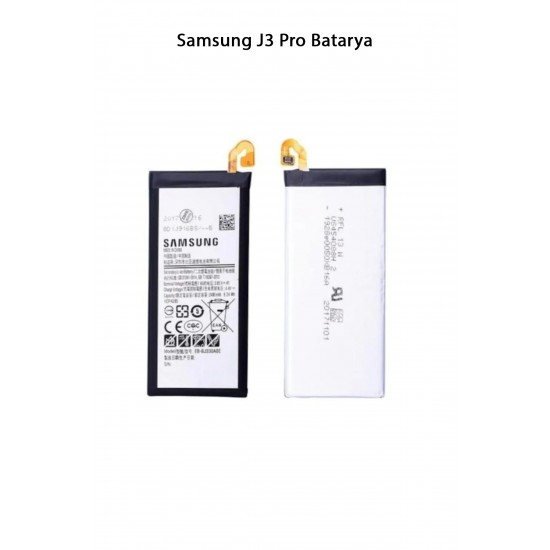 Samsung Galaxy J3 Pro Telefonlarla Uyumlu Batarya 2600 mAh