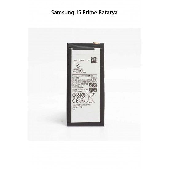 Samsung Galaxy J5 Prime Telefonlarla Uyumlu Batarya 2400 mAh