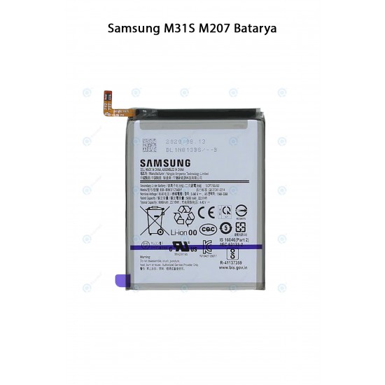 Samsung M31S Telefonlarla Uyumlu Batarya 6000 mAh