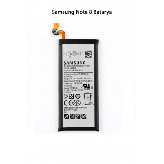 Samsung Note 8 Telefonlarla Uyumlu Batarya 3300 mAh