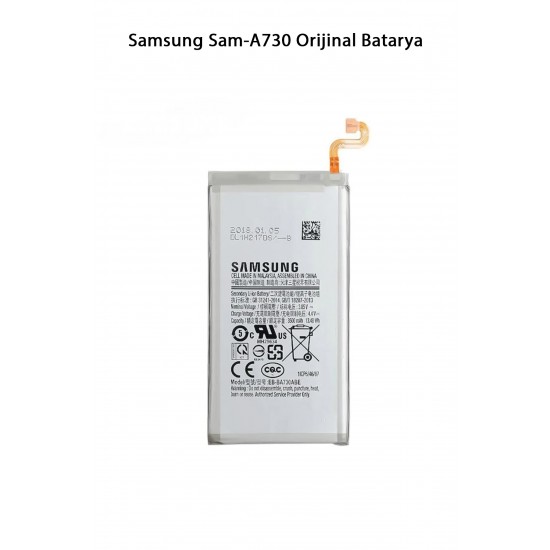 Samsung A730 Telefonlarla Uyumlu Batarya 3500 mAh