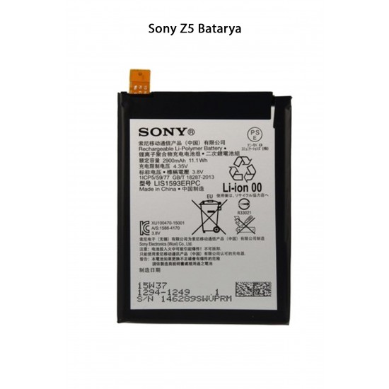 Sony Xperia Z5 Telefonlarla Uyumlu Batarya 2900 mAh