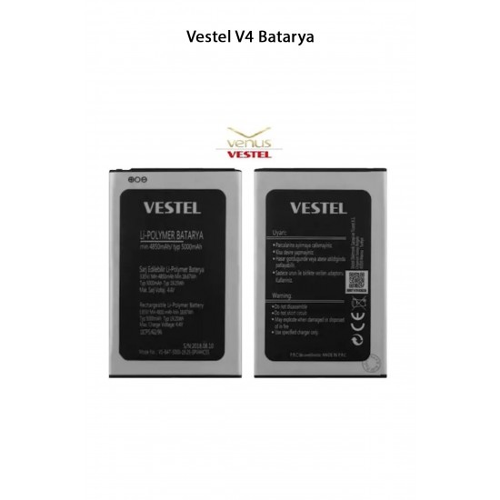 Vestel V4 Telefonlarla Uyumlu Batarya 5000 mAh