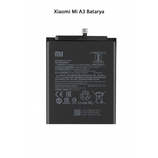 Xiaomi Mi A3 Telefonlarla Uyumlu Batarya 4030 mAh