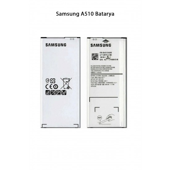 Samsung A510 Telefonlarla Uyumlu Batarya 2900 mAh