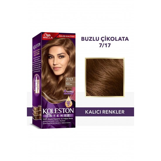 Koleston Intense Saç Boyası 7/17 Buzlu Çikolata - Salon Kalitesi