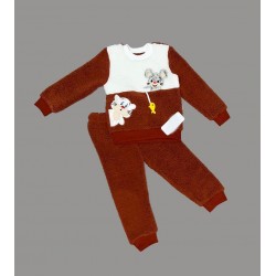 1-2-3 Yaş Sallanan Balık Nakışlı Kuzu Kumaş Sweat Pantolon Uzun Kollu Kız Erkek 2 Li Takımı 1-2-3 Yaş Sallanan Balık Nakışlı Kuzu Kumaş Sweat Pantolon Uzun Kollu Kız Erkek 2 Li Takımı